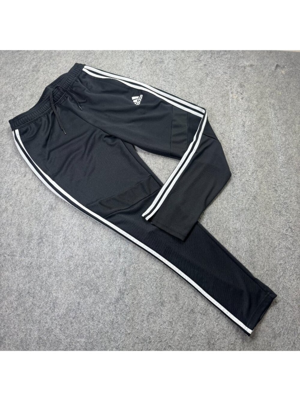 Adidas Tiro 19 Soccer Training Pants Men L Black White Ankle Zip 30" D95958 b022